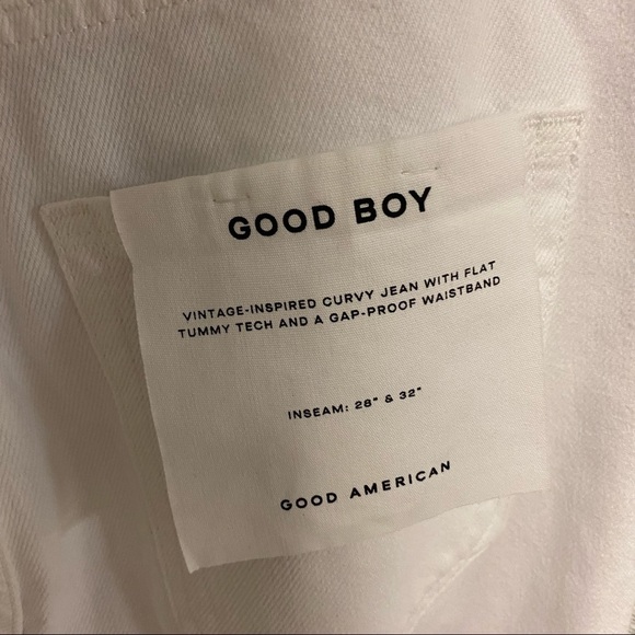 GOOD AMERICAN | Good American Good Boy Wrap Jeans White Size 4 - Picture 8 of 15